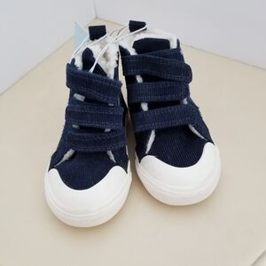 Cat & Jack Navy Sneakers with White Trim